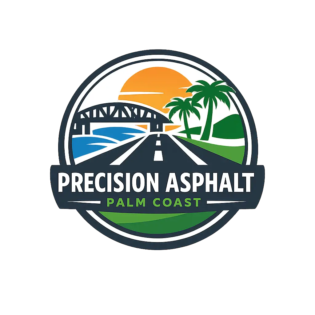 Precision Asphalt logo for asphalt paving in Palm Coast, FL
